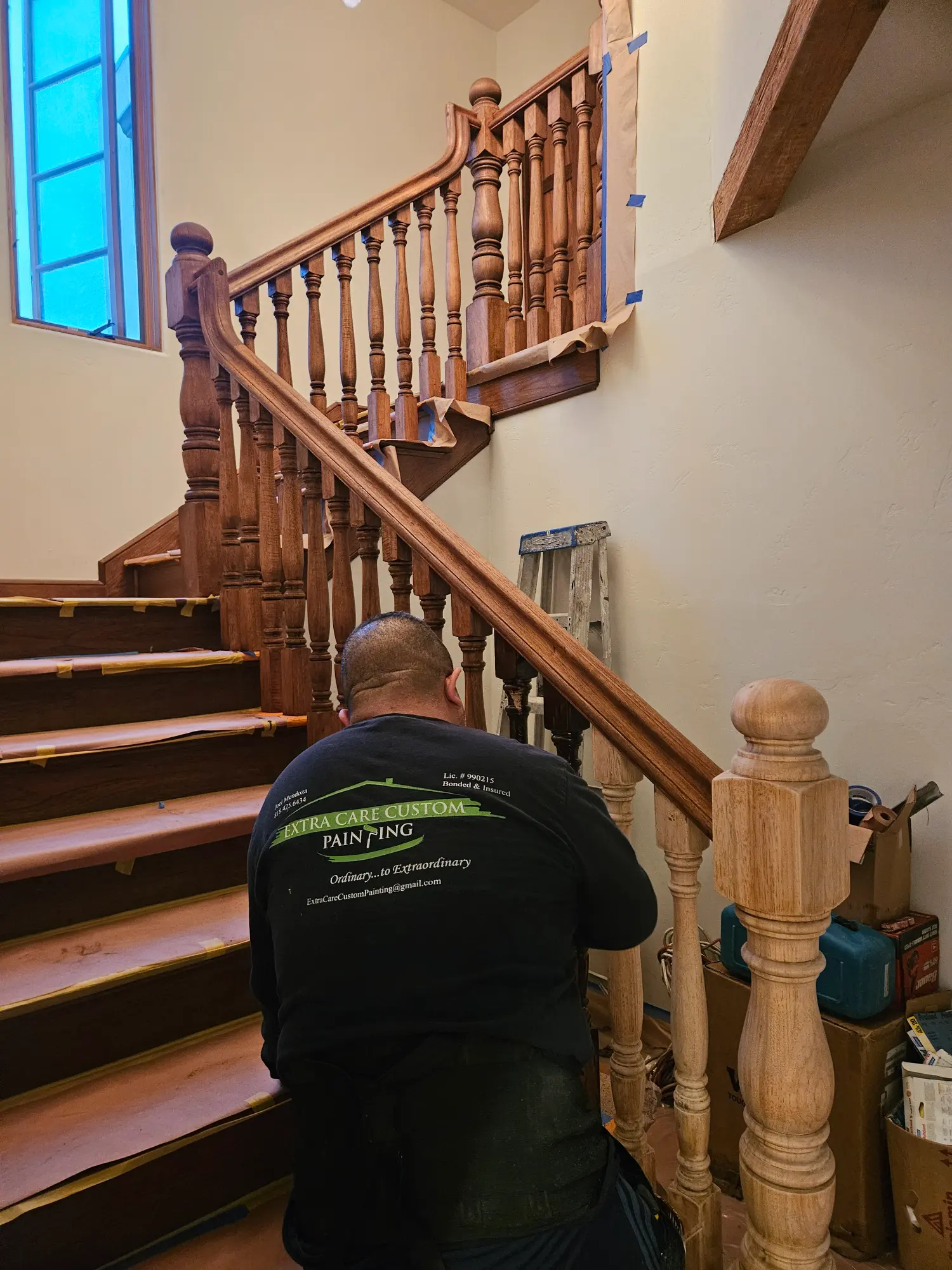 Interior painting project by Extra Care