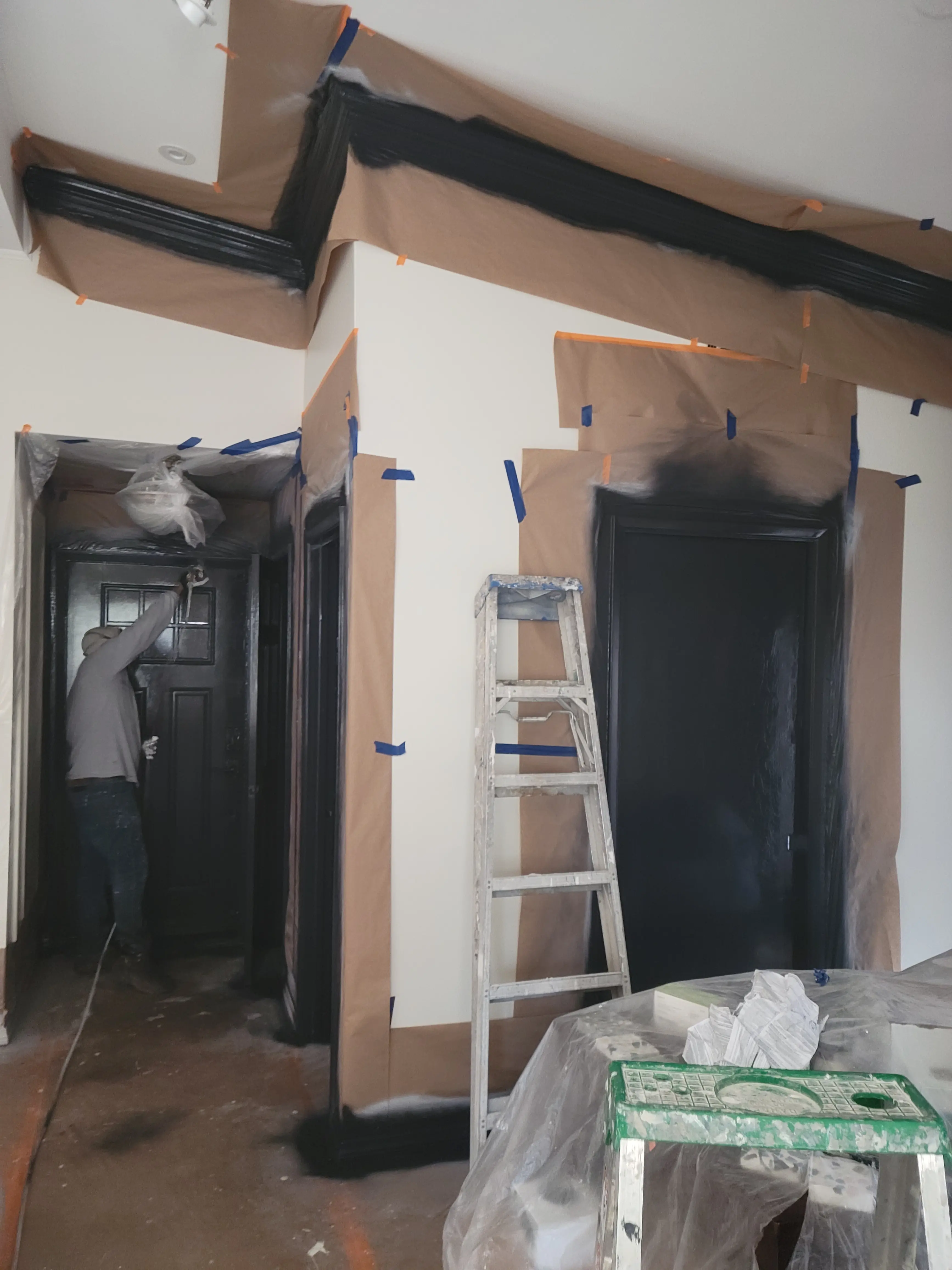 Interior painting project by Extra Care