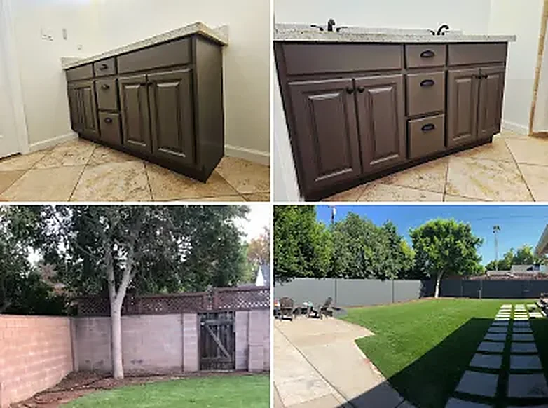 Before & After painting project by Extra Care